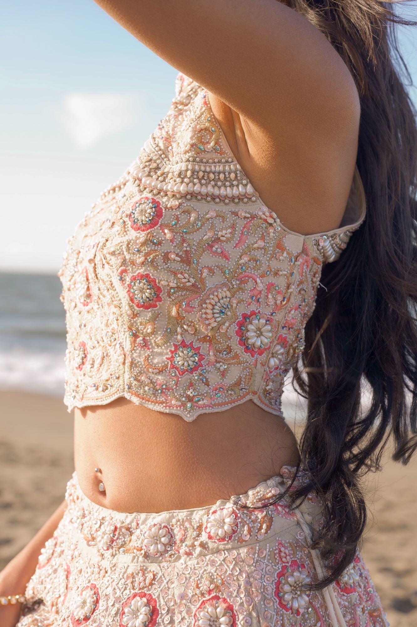 Magenta Lehenga