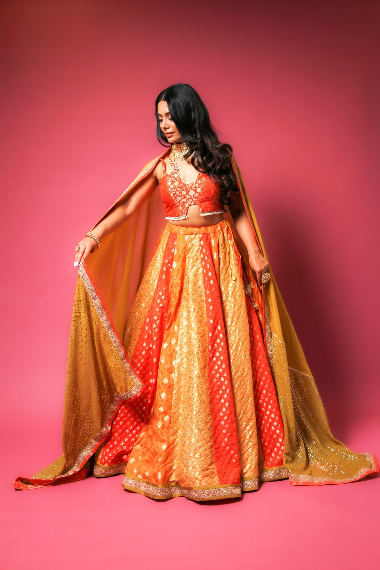 Coral Charm Lehenga Choli