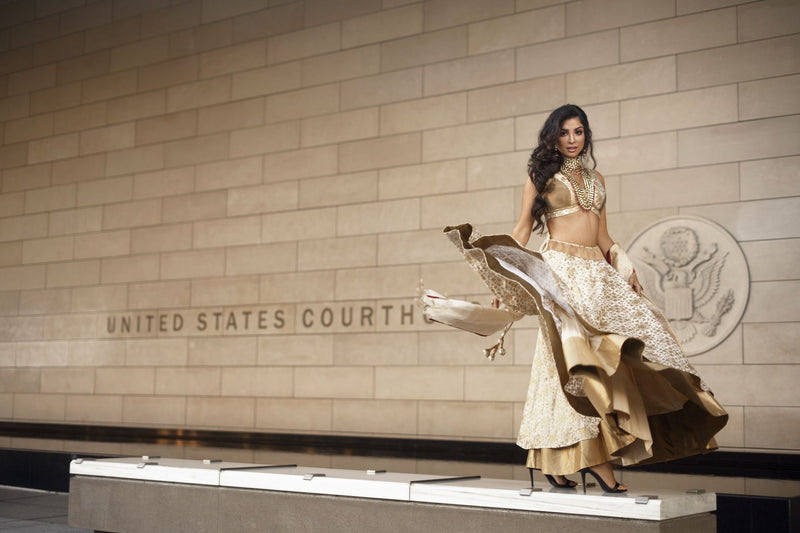 Carnation - Sample Sale Lehenga