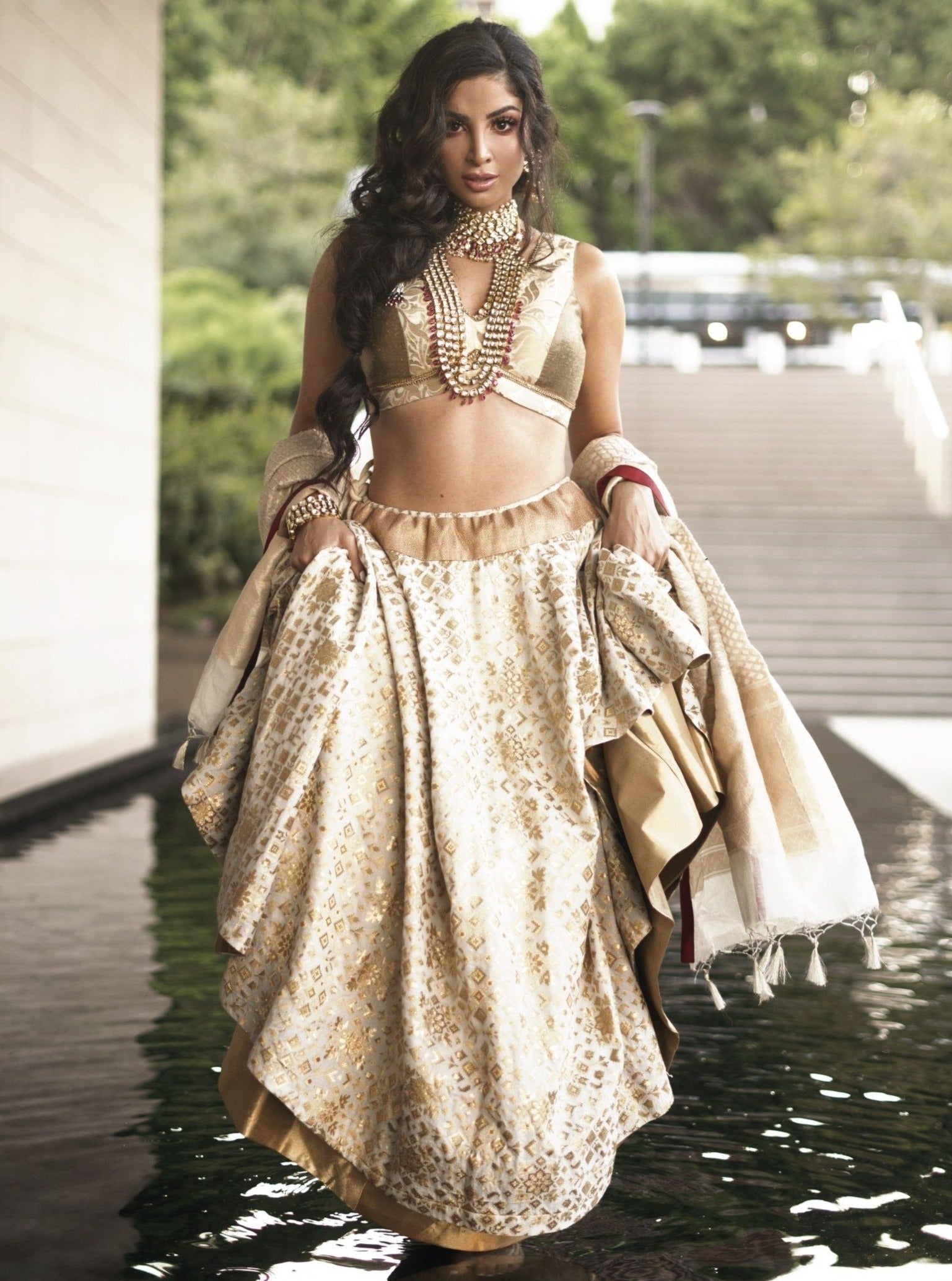 Carnation Lehenga