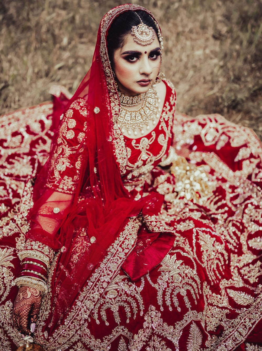 Scarlet Lehenga