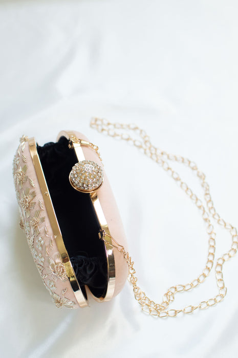 Women's bridal clutch for accessories
