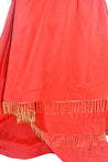 Crimson Lehenga Gown - Ittar - bAnuDesigns
