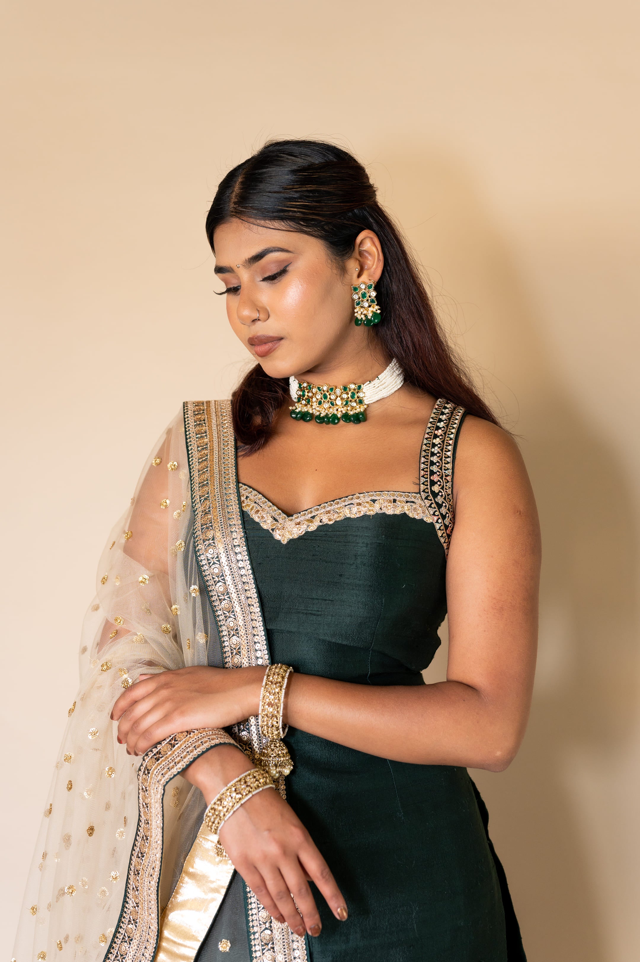 20+ Times Real Brides Rocked Green Lehengas | Fashion | Bride | WeddingSutra