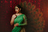 Sadia Green Wedding Saree Lengha - bAnuDesigns