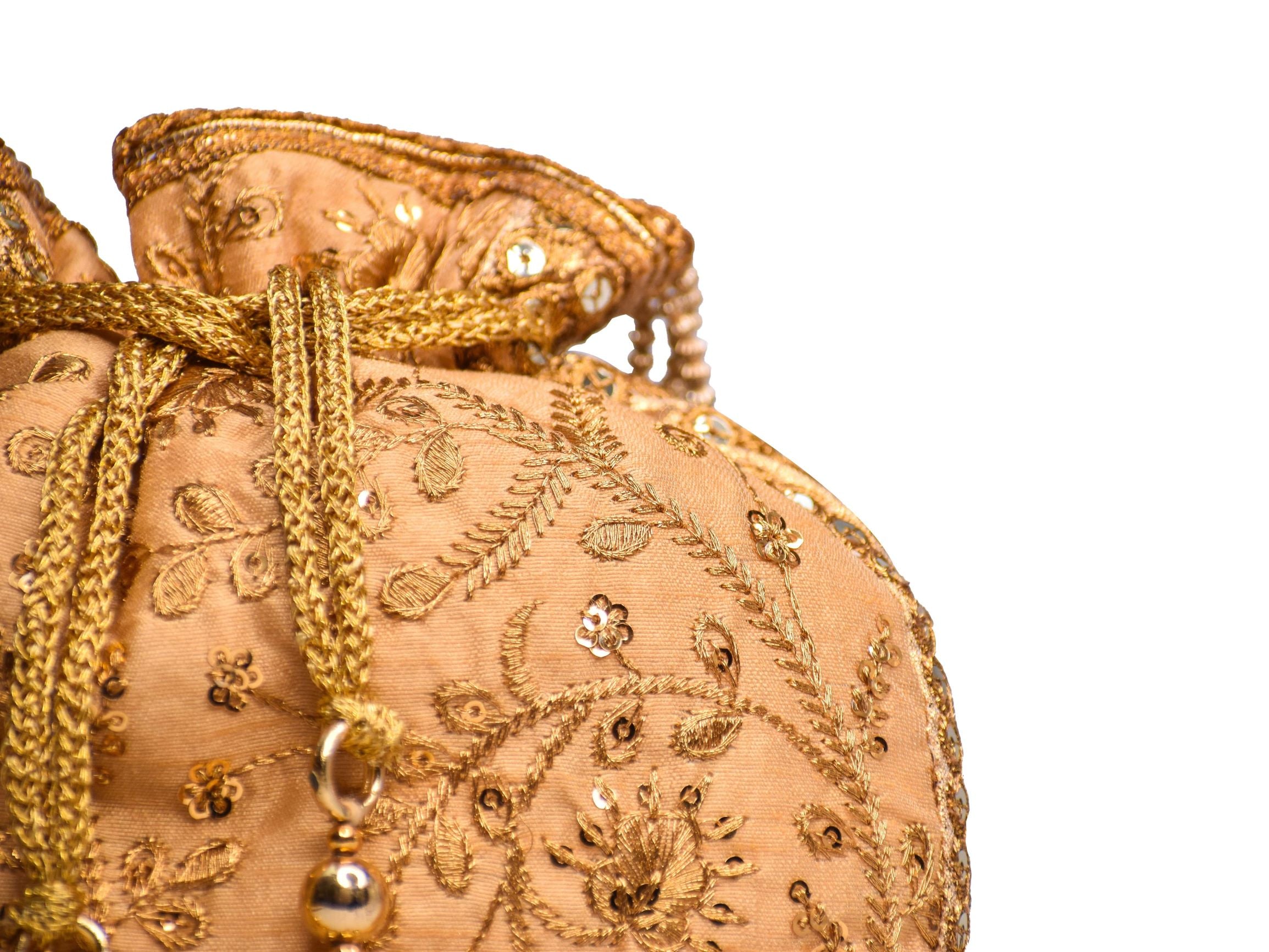 Gold potli online bag