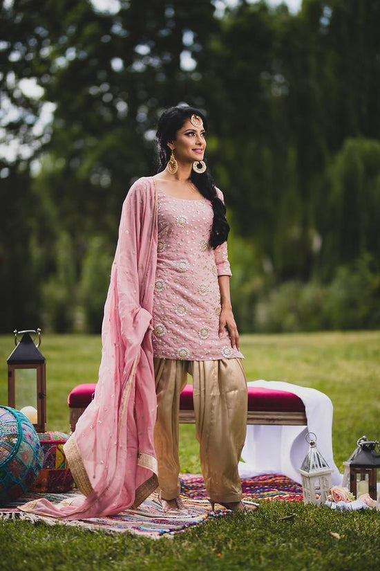 Rose Gotta Suit - Manpreet Toor - bAnuDesigns