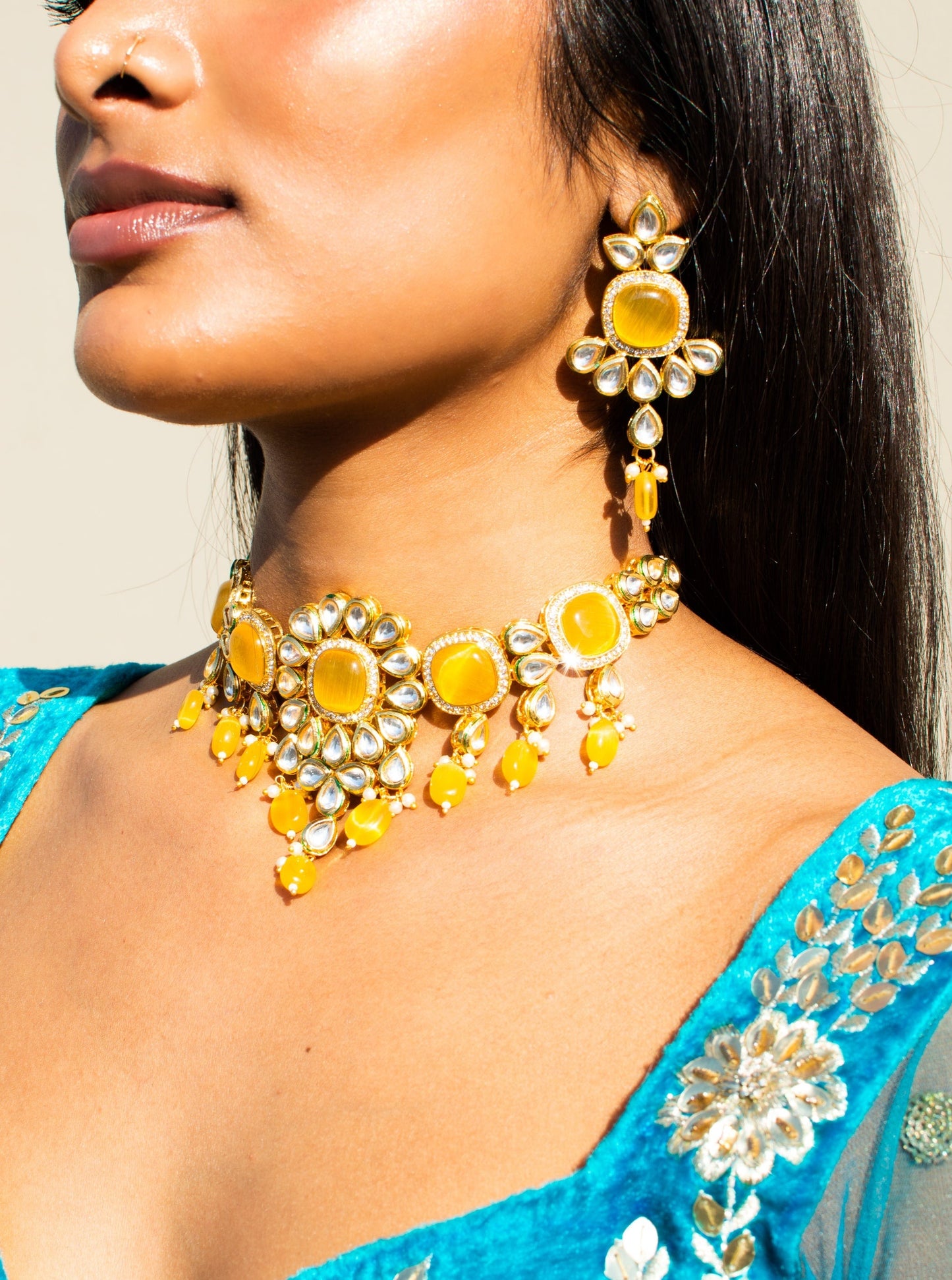 Nayana I Kundan Set