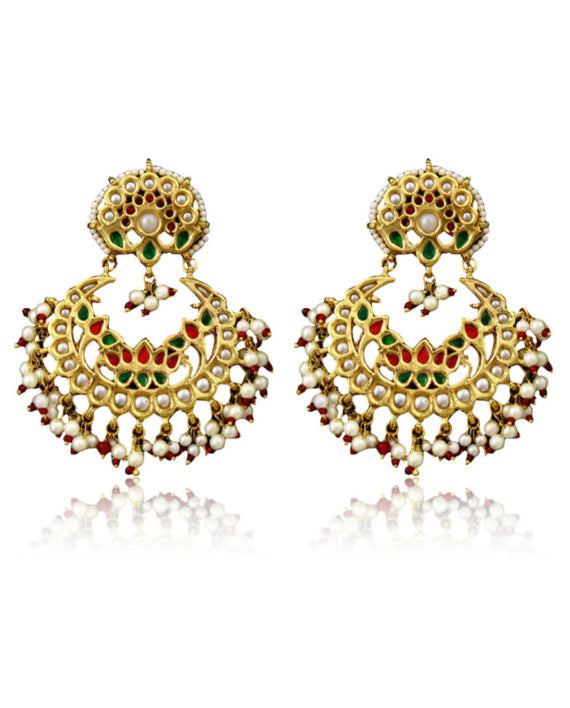 Load image into Gallery viewer, Chandini Drop Earrings - bAnuDesigns
