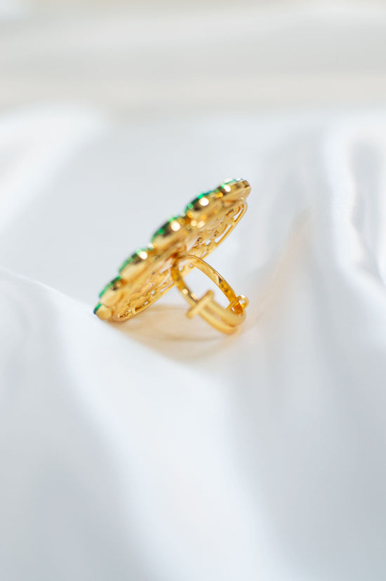 Rinni - Kundan Finger Ring