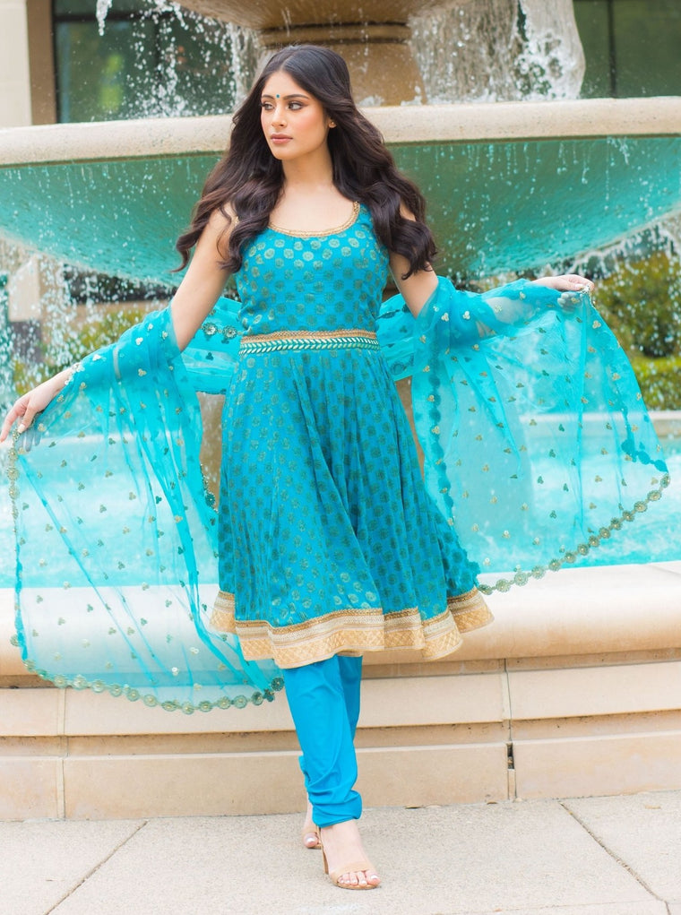 Azul Anarkali suit