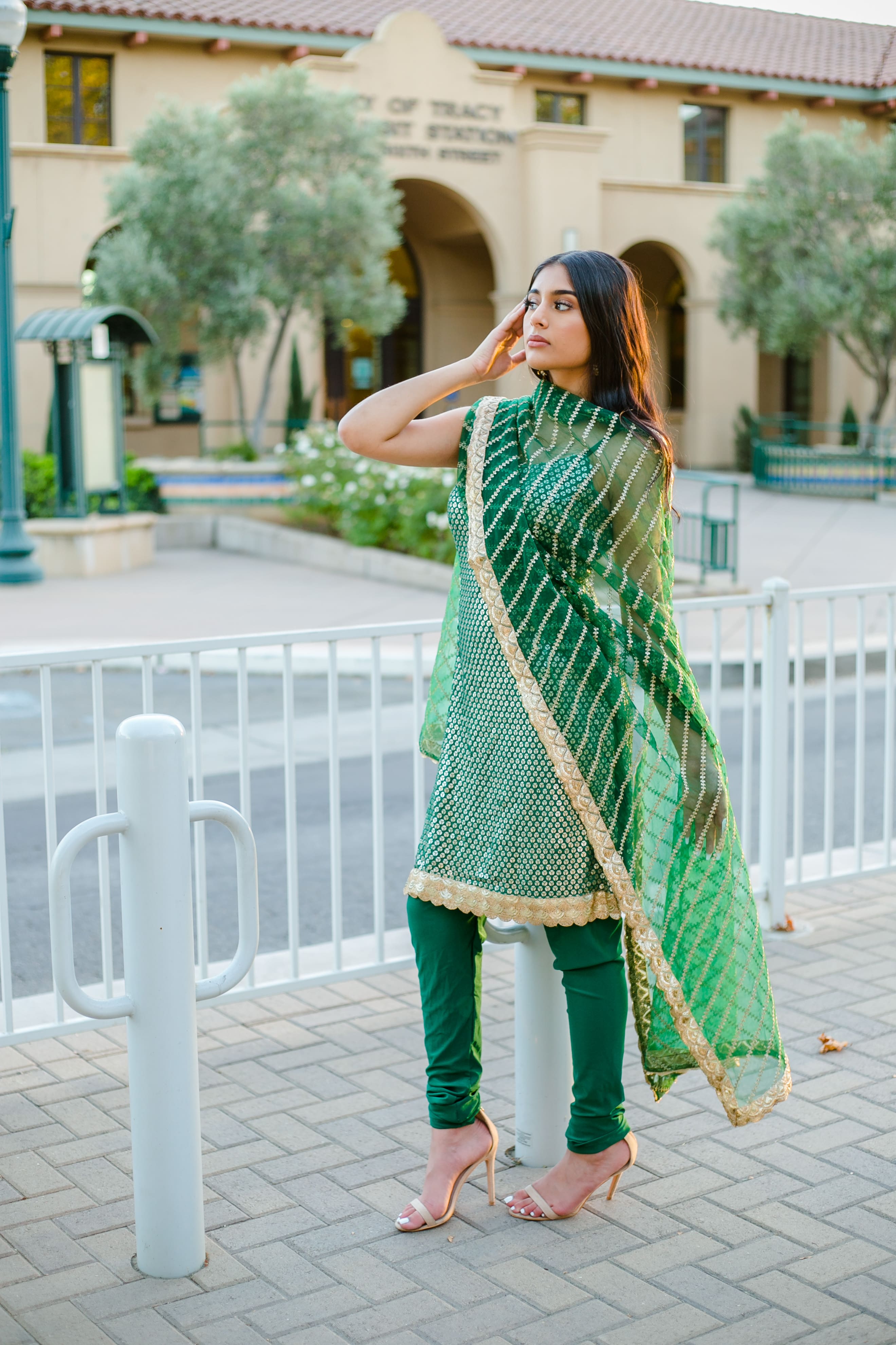 Kurti hot sale punjabi suit