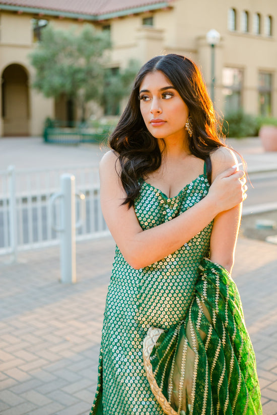 spaghetti strap kurti