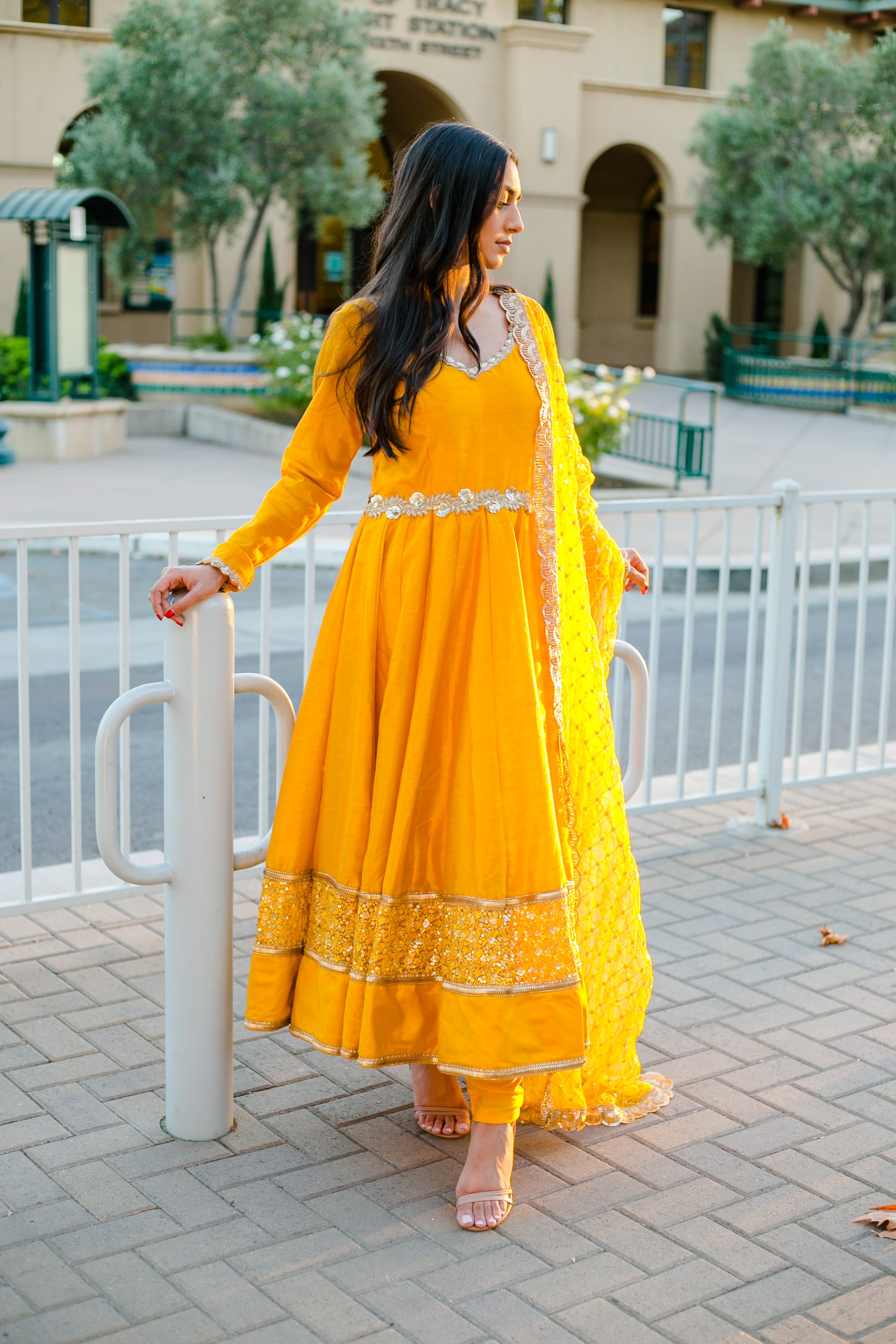 Buy Premium Kanjivaram Gown, Anarkali Wedding Gown South Indian Gown  Festival Wear Anarkali Dress, Indian Outfit Full Stitched up to 6XL Online  in India - Etsy