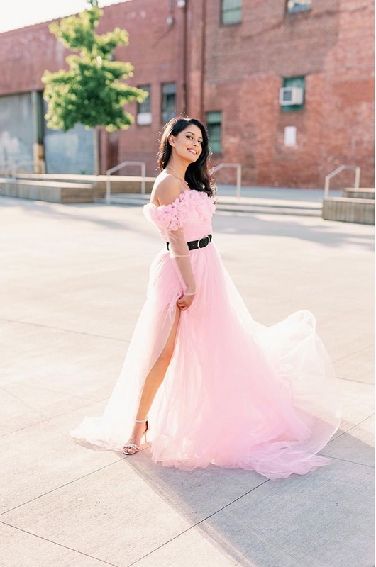 Sleeping Beauty Reception Gown - Indian Bridal Wear - bAnuDesigns