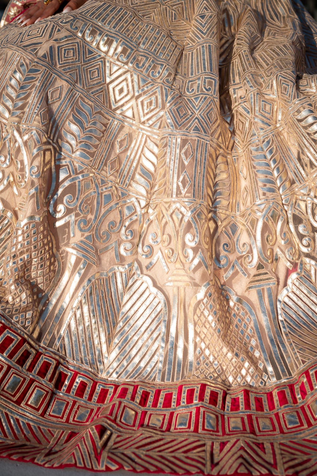 Starlit Silver Lehenga