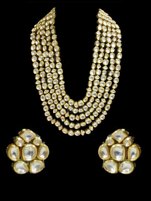 Aashiqui Kundan Layered Necklace Set - bAnuDesigns