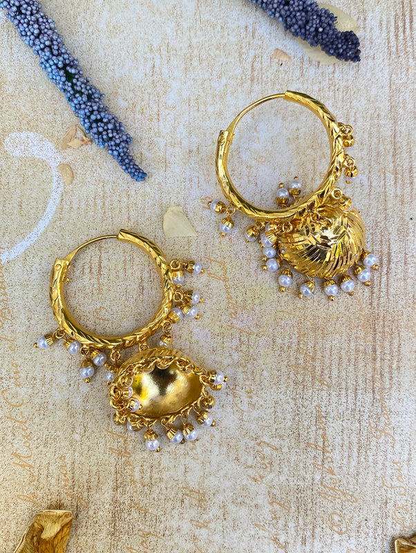 Avantika Hoop Earrings - bAnuDesigns