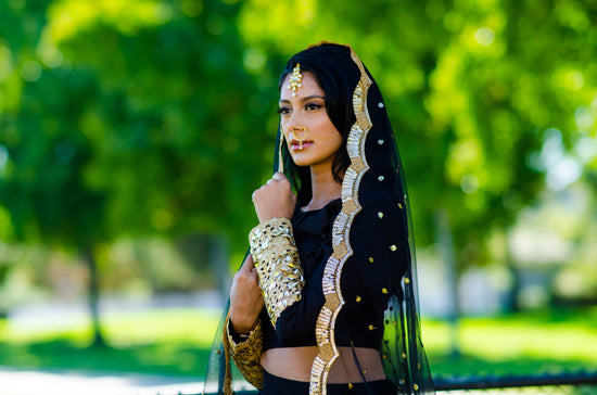 Chunni Black - bAnuDesigns