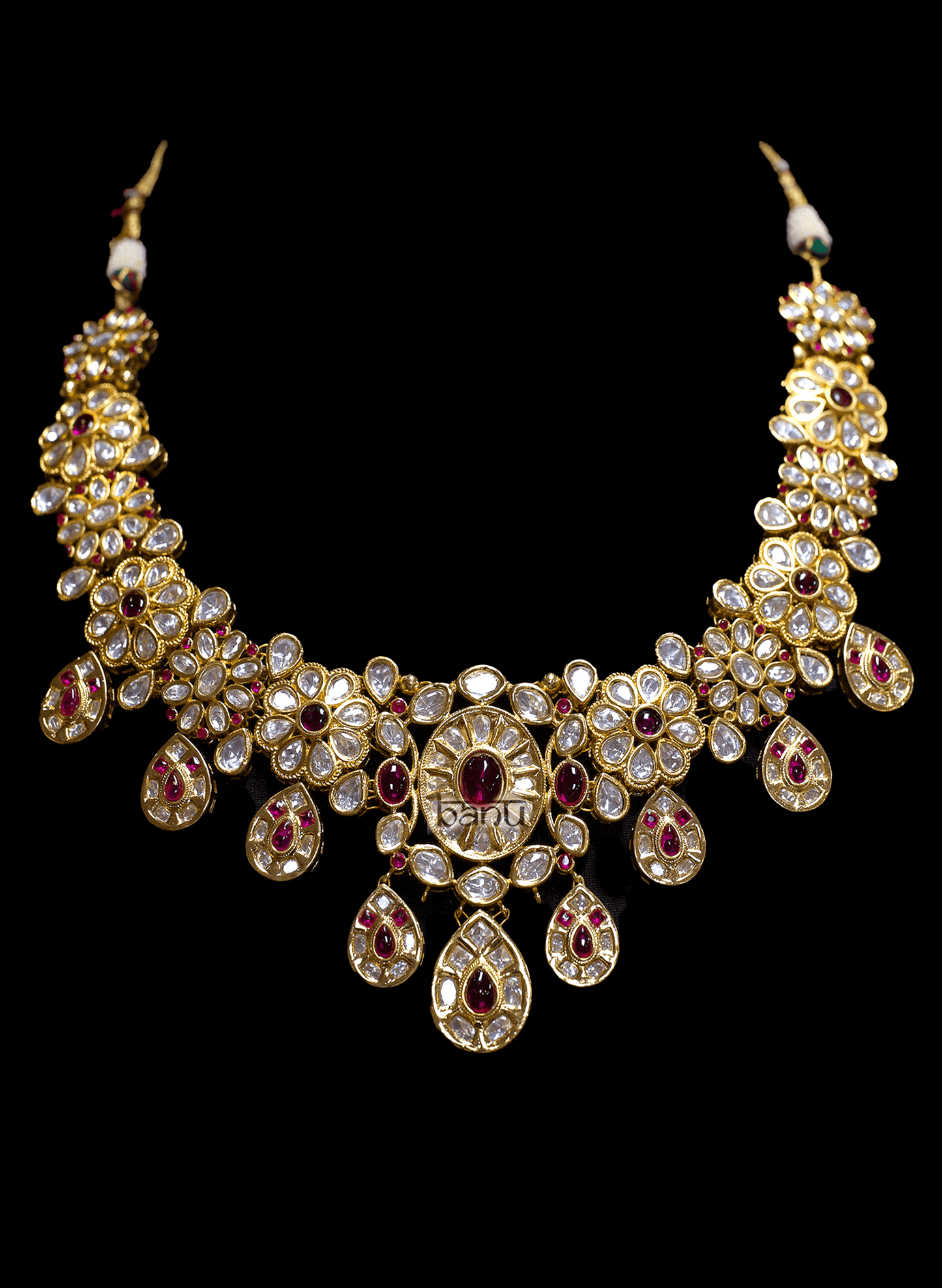 Jacinth - Modern Bridal Kundan and Ruby Choker