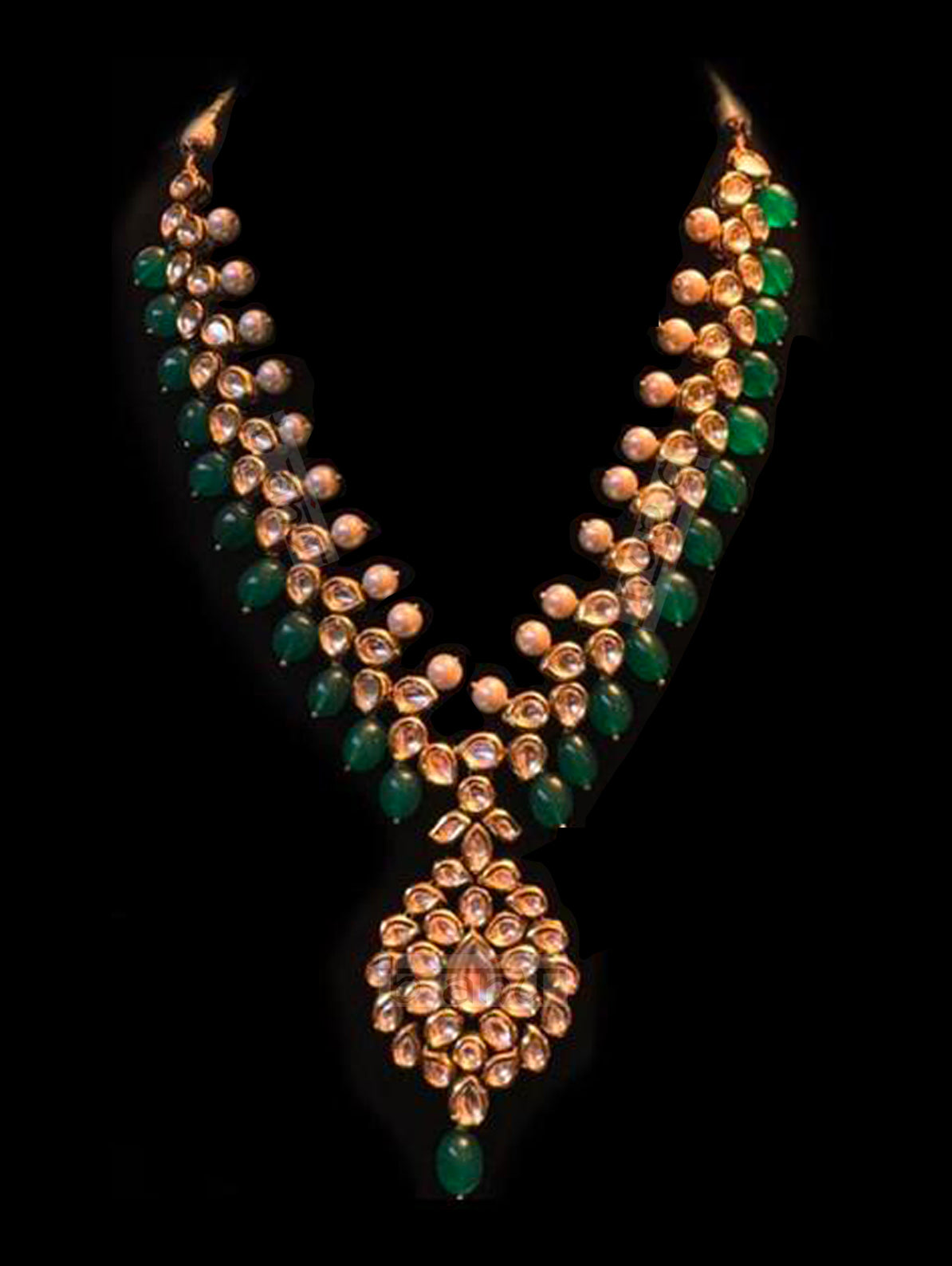 Mahal Kundan Statement Set - bAnuDesigns