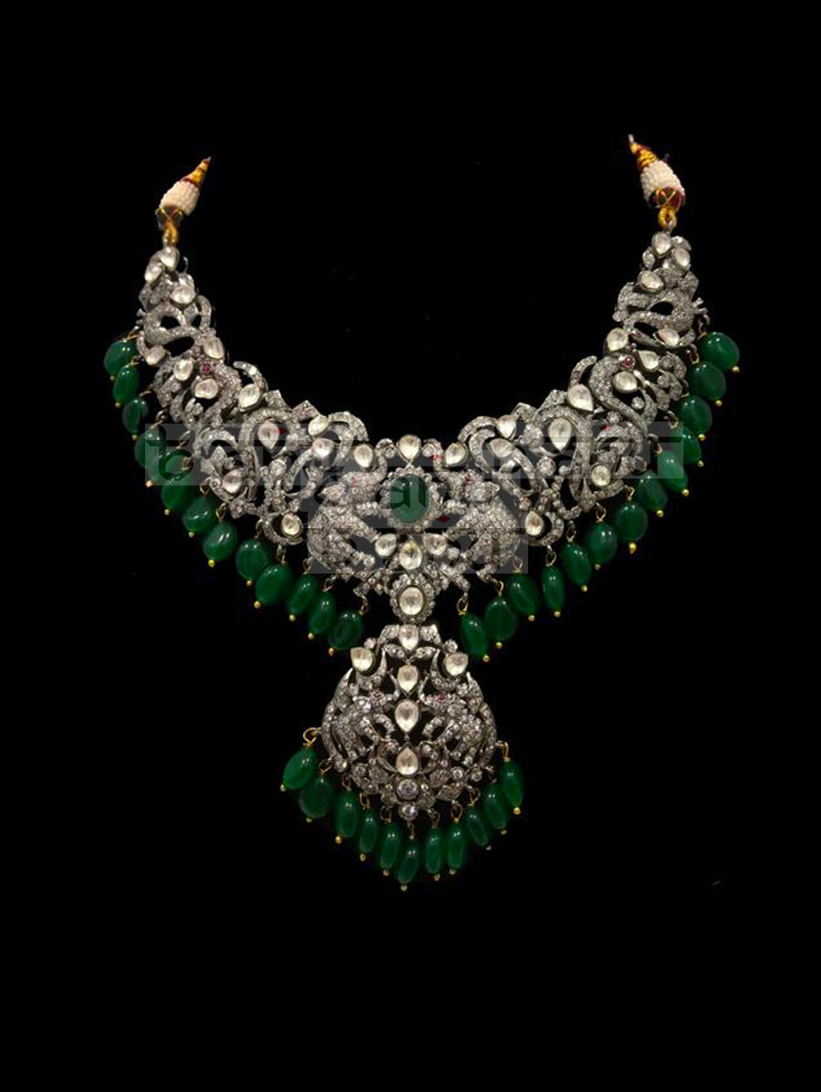 Israh Victorian Emerald Set - bAnuDesigns