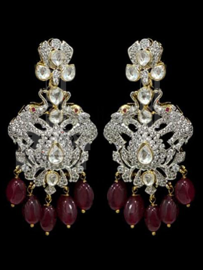 Load image into Gallery viewer, Israh Victorian Ruby Set - bAnuDesigns
