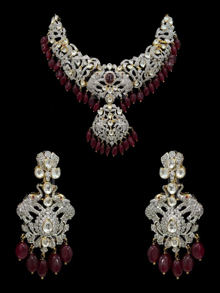 Indian Bridal Jewelry Set: Ruby Victorian Setting Sabhyasachi – B Anu ...
