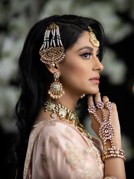 Load image into Gallery viewer, Larissa Bridal Lehenga - Indian Bridal Wear - bAnuDesigns
