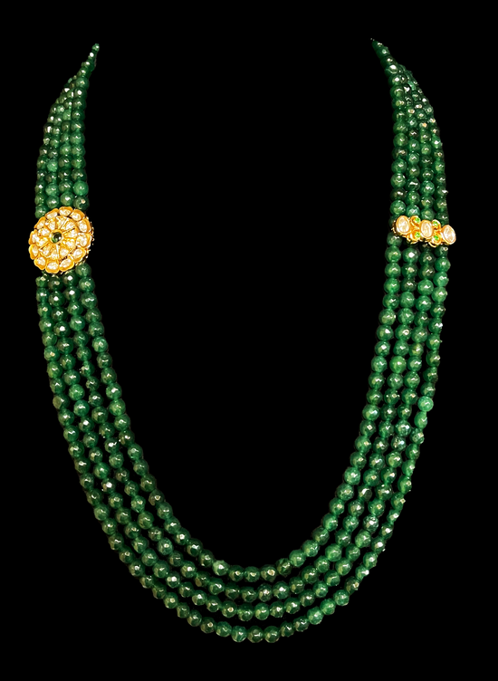 Green Grooms Mala necklace for Indian men in USA