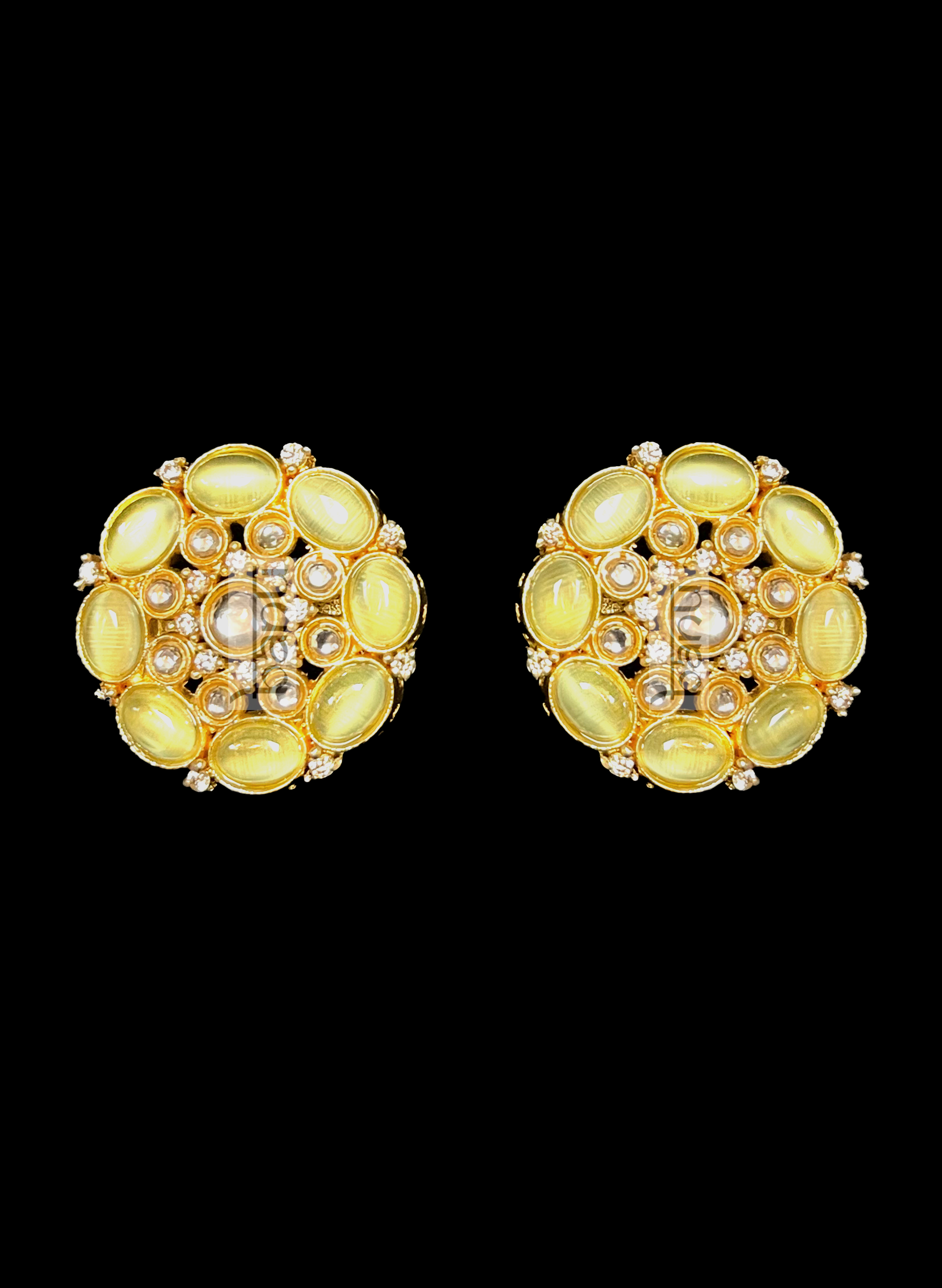 TFC Heartfelt Gold Plated Stud Earrings