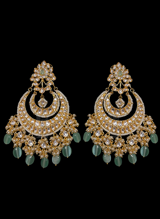 Load image into Gallery viewer, Indian traditional kundan earrings for women in USA
