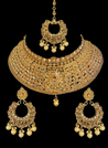 Rose gold kundan jewelry set for modern women