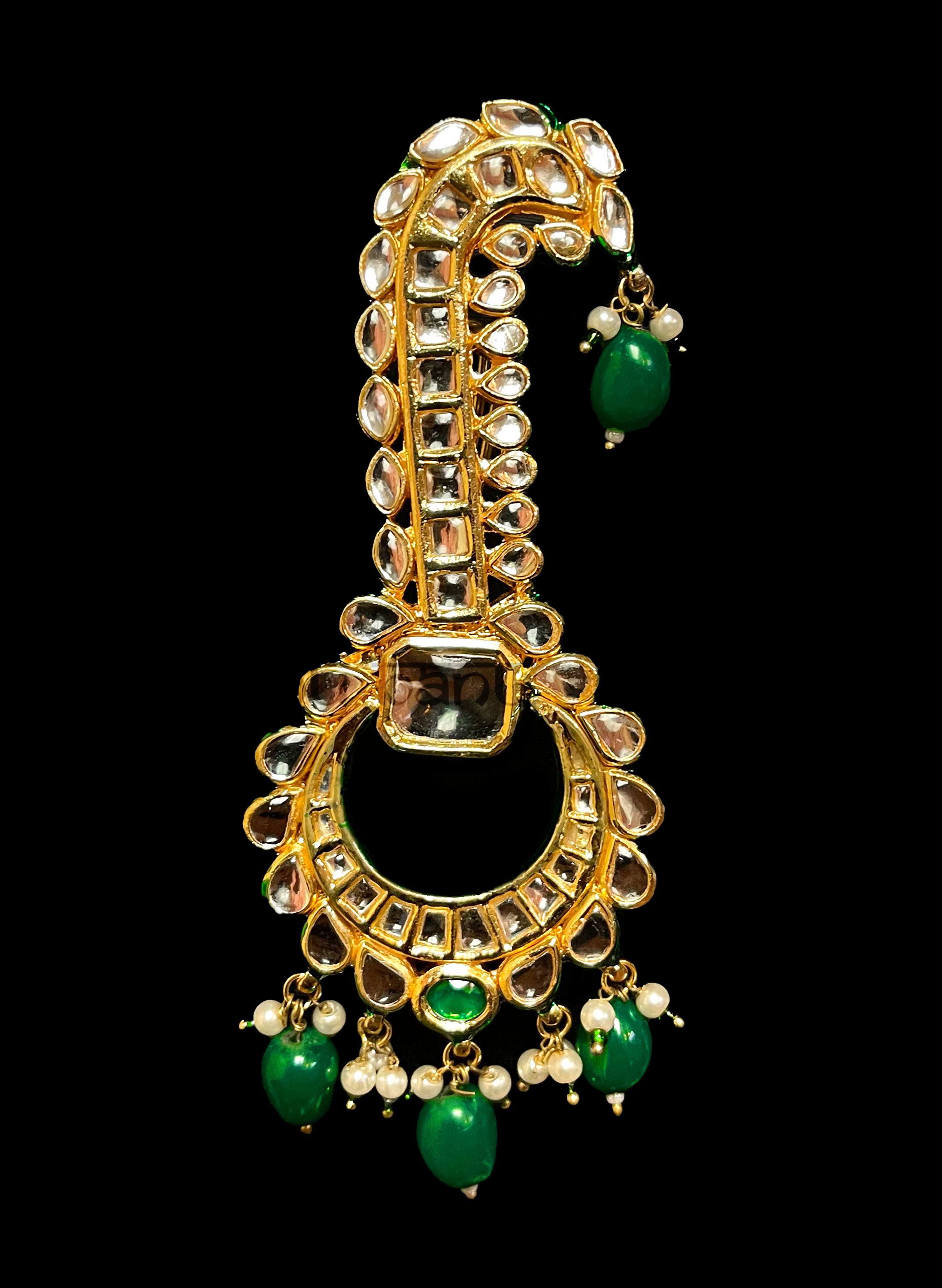 Kalgi jewelry for Indian bridal grooms pagdi