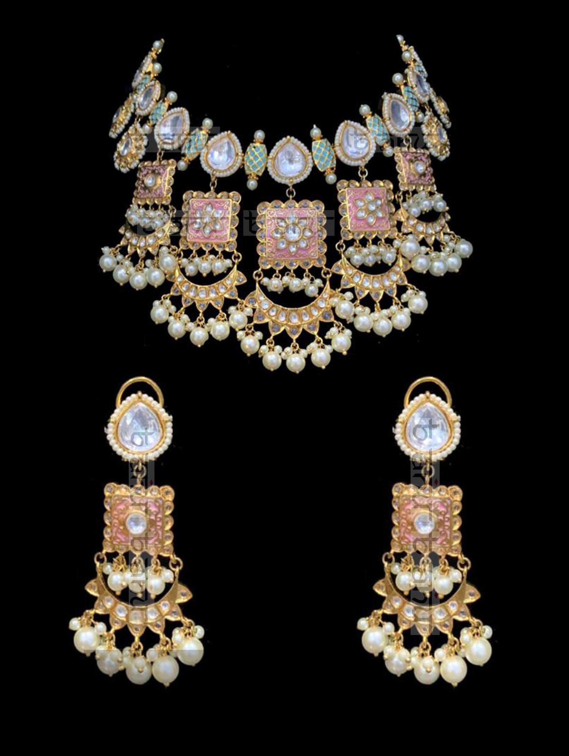 Palavi Meenakari Set - bAnuDesigns