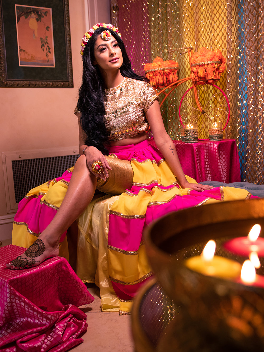 Shop Exquisite Velvet Embroidered Lehenga Choli for Stunning Parties