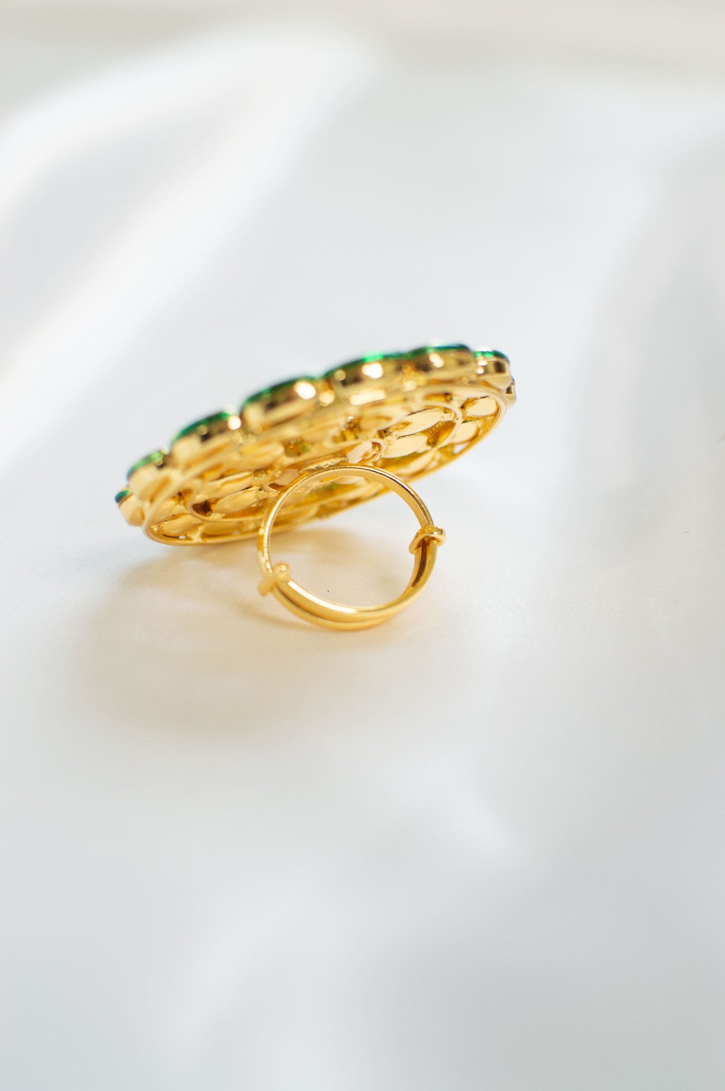 Rinni - Kundan Finger Ring