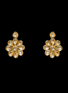 Zavia I - Multilayer Green Bridal Necklace w/ Kundan Pendant & Earrings