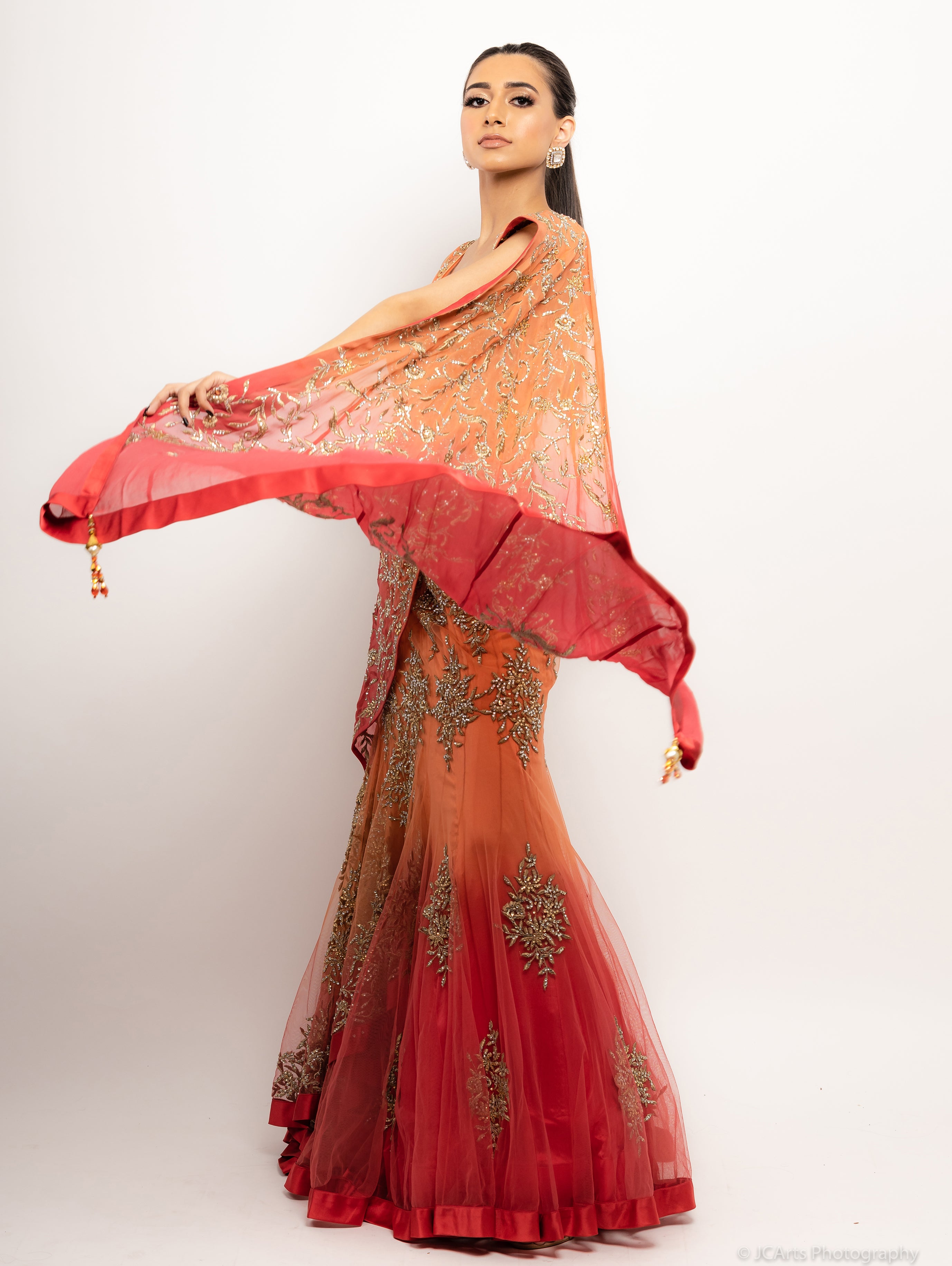 Saba - Embroidered Anarkali Gown - bAnuDesigns