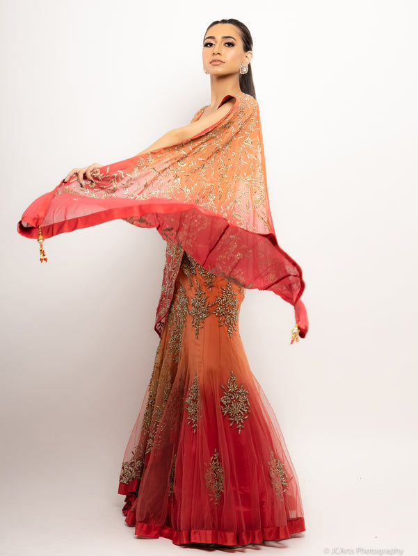 Saba - Embroidered Anarkali Gown - bAnuDesigns