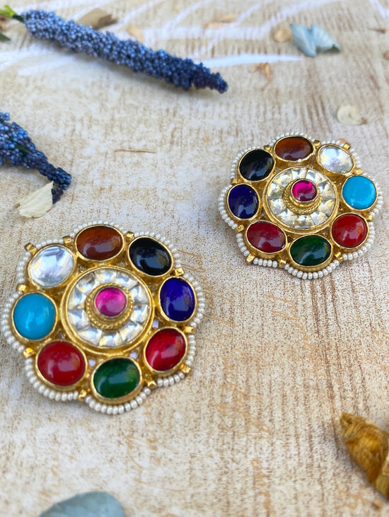 Sage Navrattan Earrings - bAnuDesigns
