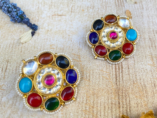 Sage Navrattan Earrings - bAnuDesigns
