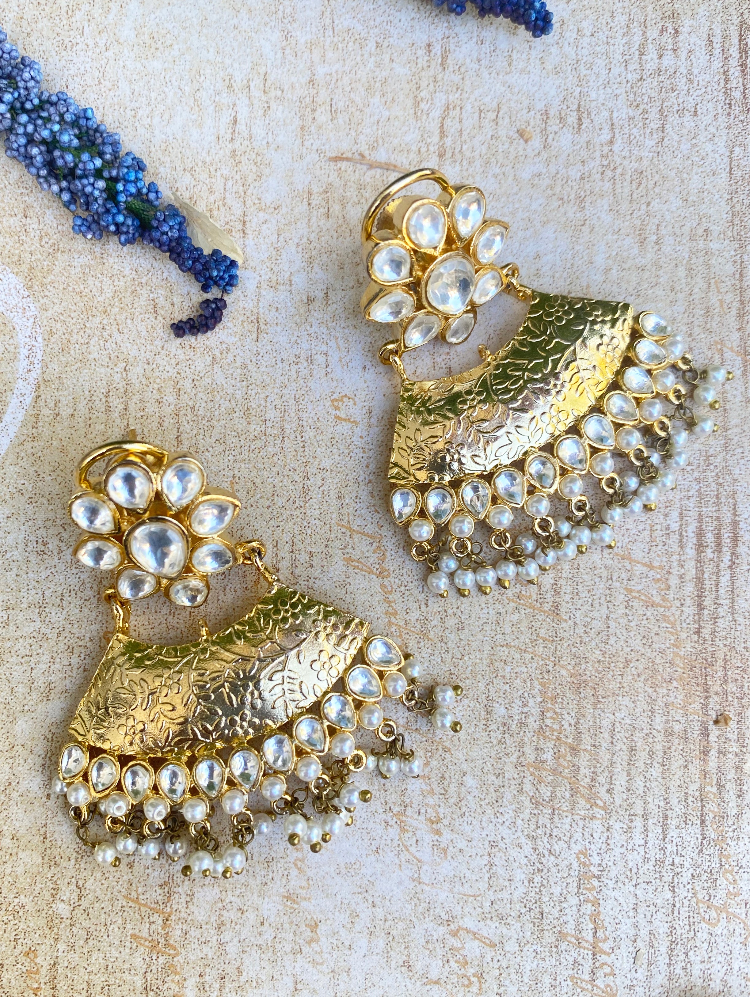 Snow Earrings - bAnuDesigns