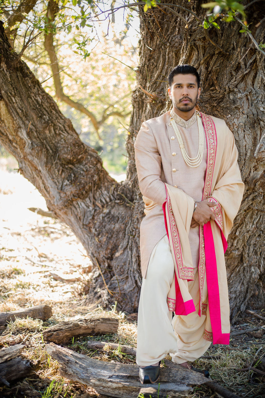 Groom sherwani with clearance dhoti