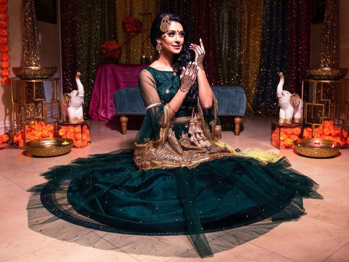 Indian Bridal Wear - Sabyasachi Sufiyana Bell Sleeves Lehenga Banu Designs Indian Bridal Wear - Sabyasachi Sufiyana Bell Sleeves Lehenga Banu Designs